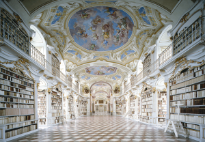 fotografía-Candida-Höfer-Biblioteca-del-Castillo-de-Admont-Austria